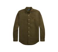 Slim-Fit Leinenhemd XXL Green