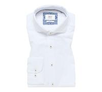 SLIM FIT Linen Shirt in weiß unifarben 41