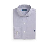 Slim-Fit Popelinehemd mit Streifen EU 43 Blue