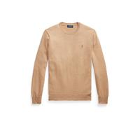 Slim-Fit Pullover aus waschbarer Wolle L Tan