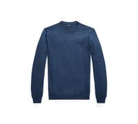 Slim-Fit Pullover aus waschbarer Wolle M Blue