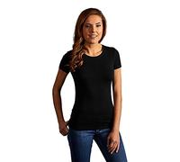 E3085 Promodoro Damen T-Shirt Figurbetont Kurzarm Black M