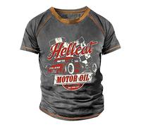 Slim Fit T-Shirt Herren, Chic Summer Tops Casual Gant Hemd Herren Sportbekleidung Workout Arbeits T-Shirt Herren Freizeithemden Für Herren Funktionsshirt Herren Streetwear OutdoorShirt Kurzärm