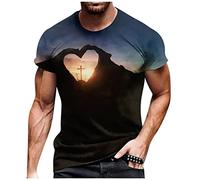 Slim Fit T-Shirt Herren, Chic Tops Reguläre Sommerhemd Herren Kurzarm Bodybuilding Shirt Bequeme Arbeitshemd Herren Freizeithemden Für Herren Funktionsshirt Herren Uniform OutdoorShirt Kurzärm