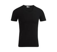Slim-Fit T-Shirt Herren, Schwarz, L