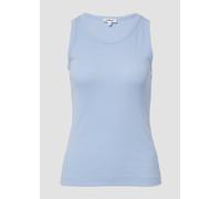 s.Oliver Slim-Fit-Top mit Rippstruktur hellblau 44