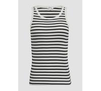 Slim-Fit-Top mit Rippstruktur 46 creme 2161665.02G1.46