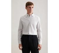 Slim Flanellhemd Karo Beige 37 (01.845621-0006-37)