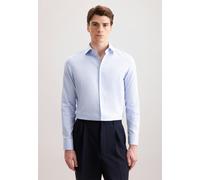 Slim Flanellhemd Karo Blau 38 (01.849430-0011-38)