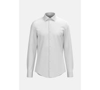 Slim Flanellhemd Uni Grau 40 (01.845321-0031-40)