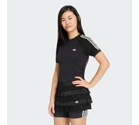 adidas Originals Knt 3Stripe T-Shirt black Mädchen Gr. 152
