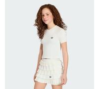 SLIM KNITTED 3-STREIFEN T-SHIRT Cloud White 152