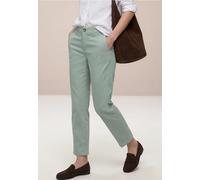 Street One Frauen Slim Leg Chino aus Lyocellmix in Grün, Gr: 44