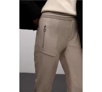 Street One Stoffhose Slim Leg Damen Gr. 36 Länge 28 loose fit knöchelfrei light terra mocha