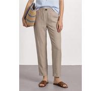 Street One Damen Slim Leg Hose im Loose Fit mit Gürteldetail 3818845