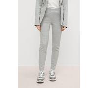 Slim: Leggings mit Pintucks grau 44