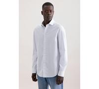 Slim Leinenhemd Gestreift Blau 41 (01.849810-0011-41)