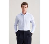 Seidensticker Slim Fit Business-Hemd mit Haifischkragen in Bleu, Größe 41