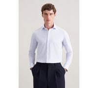 Seidensticker Slim Fit Business-Hemd mit Haikragen in Bleu, Größe 41