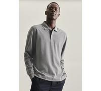 Seidensticker Herren Business Poloshirt Pique - Herren Polohemd Classic - Slim Fit - Langarm - 100% Baumwolle