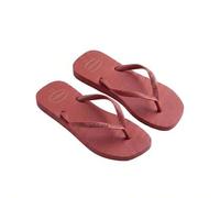 Slim Square Logo Pop Up Women's Flip-Flops Purple Red 4148959