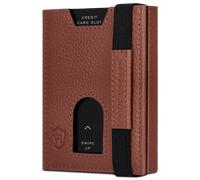 Whizz Wallet mit Cryptalloy RFID-Schutz, 5 Kartenfächern und Mini-Münzfach (cognac)