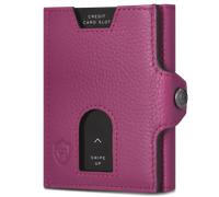 Slim Wallet mit RFID-Schutz, 5 Kartenfächer & Mini-Münzfach (Genarbt) - Pink (Genarbt)