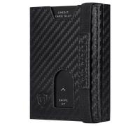 Slim Wallet mit RFID-Schutz & 6 Kartenfächer (Carbon) - Schwarz (Carbon)