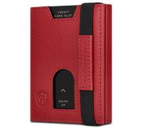 Slim Wallet mit RFID-Schutz und 6 Kartenfächer - Rot