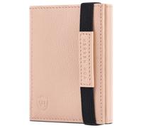 Slim Wallet mit RFID-Schutz & 8 Kartenfächer (Genarbt) - Rose (Genarbt)
