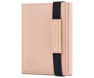 Slim Wallet mit RFID-Schutz & 8 Kartenfächer (Genarbt) - Rose (Genarbt)