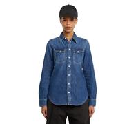 G-STAR Slim Western Hemd Dunkelblau S worn in windward D27714-D252-G749-S