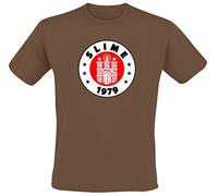 Slime - St. Pauli T-Shirt, braun, Grösse M
