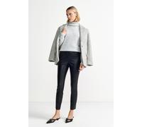 Slimfit-Hose in Lederoptik 42 black