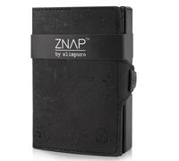 Slimpuro ZNAP Slim Wallet 12 Karten Münzfach 8,9 x 1,8 x 6,3 cm (BxHxT) RFID-Schutz ZNAP Slim Wallet Mini-Portemonnaie Geldbörse, -beutel Etui | für bis zu 12 Bankkarten | einfacher Zugriff: auffächer