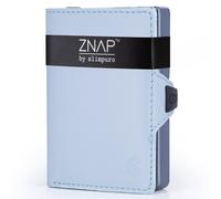 Slimpuro ZNAP Slim Wallet 8 Karten Münzfach 8,9 x 1,5 x 6,3 cm (BxHxT) RFID-Schutz ZNAP Slim Wallet Mini-Portemonnaie Geldbörse, -beutel Etui | für bis zu 8 Bankkarten | einfacher Zugriff: auffächern 