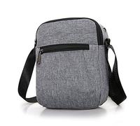 Sling Bag Herren Handytasche Diagonale Mini Schulter Handytasche Outdoor Sporttasche Breite Umhängetasche (Französisch Grau 16x6x20cm)