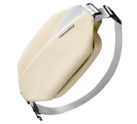 Sling Bag mit 19 eingebaute Taschen, stylische Crossbody Bag mit verstellbarem Schultergurt, LB03014 - Beige / 4L