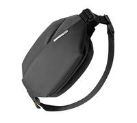 Sling Bag mit 19 eingebaute Taschen, stylische Crossbody Bag mit verstellbarem Schultergurt, LB03014 - Schwarz / 3L