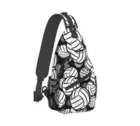 Sling Bag, Wild Horses Crossbody Sling Rucksack Reise Wandern Brusttasche Tagesrucksack für Geldbörsen Schultertasche Damen Herren, Volleyball, Einheitsgröße, Sling Rucksäcke