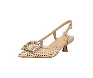 Slingpumps ALMA EN PENA "ALMA EN PENA Pumps Leder/Synthetik", Damen, Gr. 37, sand, Leder, Synthetik, Schuhe Slingpumps (79490446-37) sand