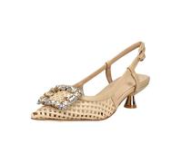 Slingpumps ALMA EN PENA "ALMA EN PENA Pumps Leder/Synthetik", Damen, Gr. 38, sand, Leder, Synthetik, Schuhe Slingpumps (79490446-38) sand