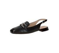 Slingpumps CAPRICE "Caprice Pumps Leder", Damen, Gr. 37, schwarz, Leder, Schuhe Slingpumps (18058322-37) schwarz