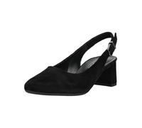 Slingpumps GABOR COMFORT "Gabor Comfort Pumps Veloursleder", Damen, Gr. 38, schwarz, Veloursleder, Schuhe Slingpumps (33597050-38) schwarz