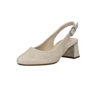 Slingpumps GABOR COMFORT "Gabor Comfort Pumps Veloursleder", Damen, Gr. 40, beige (hellbeige), Veloursleder, Schuhe Slingpumps (29912932-40)