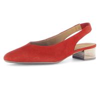 Gabor Sling Pumps rot fire Velour 81.520.15 - Größe 38.5