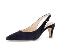 Slingpumps GABOR "Slingpumps", Damen, Gr. 39, blau, Schuhe Slingpumps (30926624-39) blau