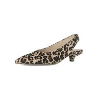 Gabor Damen Slingpumps, Frauen Pumps,Optifit,breit,Hovercraft,atmungs-aktiv,sacchetto,weich,sportlich,Weiss,schwarz,Jollys,Natur,36 EU / 3.5 UK