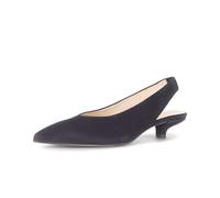 Slingpumps GABOR "Slingpumps", Damen, Gr. 36, schwarz (blau), Schuhe Slingpumps (79252741-36) blau