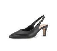 Gabor Damen Slingpumps, Frauen Pumps,modisch,orthopaedisch,einlege-Sohlen,Soft-Move,daempfung,Best-Fitting,gesund,feminin,schwarz,37.5 EU / 4.5 UK